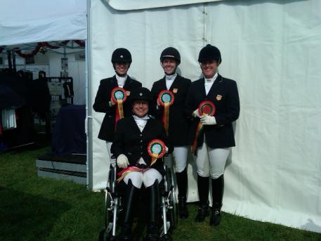 Becca Hart, Grade II, Donna Ponessa, Grade 1A, Erin Alberda Grade III, Mary Jordan Grade 1V (Photo: Hope Hand)