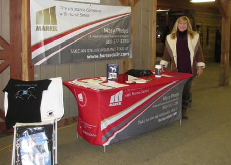 DressageDaily's Mary Phelps a Markel Equine Insurance and Farm Specialist on the scene
