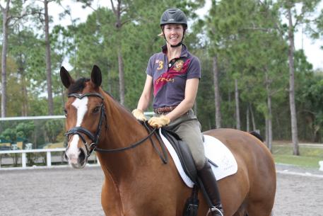 Courtney King-Dye on Western Rose, the Paralympic entry for Donna Ponessa owned by Wes Dunham owned by Wes