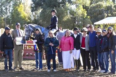 Jayme Omond celebrates her come-from-behind victory in the Nor Cal Junior Medal Final. Photo: Sheri Scott