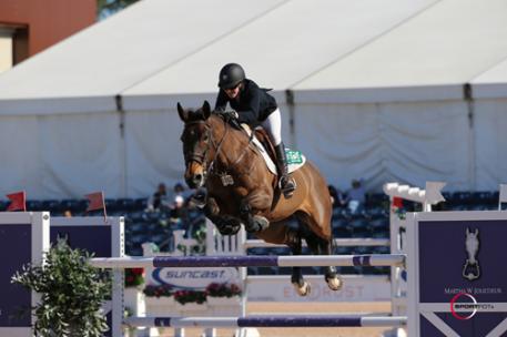 Jordan MacPherson and Piccobello du val de Geer. Photos © Sportfot, An Official Photographer of the FTI Consulting Winter Equestrian Festival, us.sportfot.com.