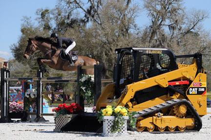 Jordan Coyne and Lazaro jump to a win in the ,000 Ring Power Grand Prix, presented by Zoetis, at HITS Ocala. ©ESI Photography