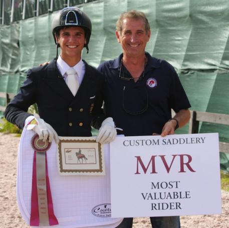 Custom MVR winner Juan Matute Jr. (left) and Charles Tota.
