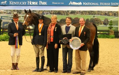 Katie Robinson and Rock Steady were named Amateur-Owner Hunter Grand Champions