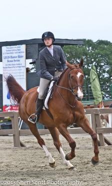 Kennedy Alexander keeps her cool in the equitation ring Photo: Sheri Scott 