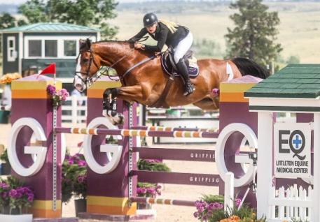 Kristen VanderVeen and Bull Run's Eternal. Photo by Mary Adelaide Brakenridge