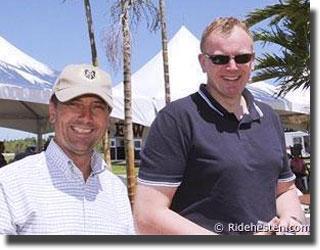 Lars Petersen and Esben Möller in Florida  (Photo © Ridehesten.com )