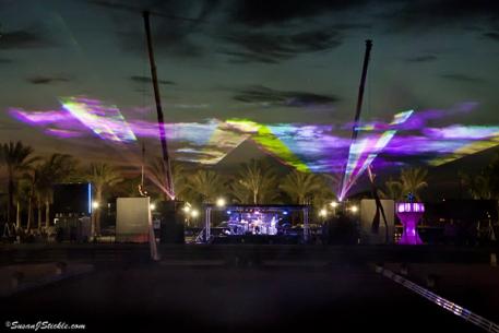 Laser Show During Freestyle Opening Ceremony (Photo: Susan J Stickle)
