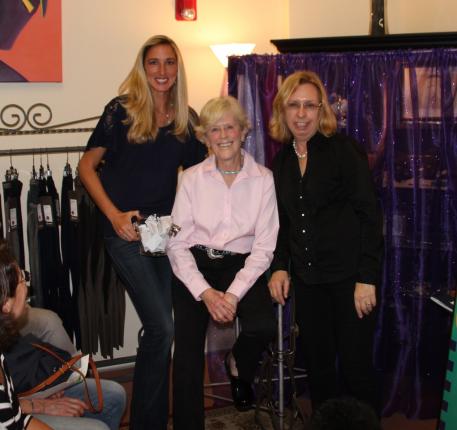 Krystalanne Shingler of ShowChic, Carol Lavell, and Michele Hundt of ShowChic during the January 14 ShopTalk