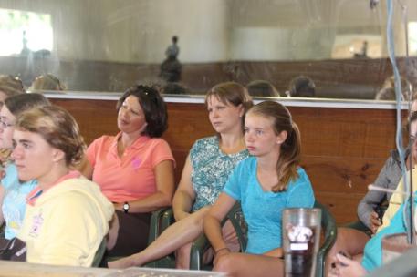 Participants during a lecture