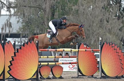 Lisa Goldman and Centurion B are dominating the grand prix scene at the HITS Ocala Winter Circuit with three wins already pocketed. She added the ,000 SmartPak Grand Prix, presented by Zoetis, to the list yesterday. ©ESI Photography