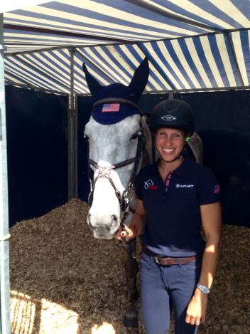 Liz Halliday-Sharp with HHS Cooley.