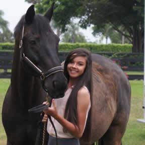 Madison Chamas and Rolex at the 2014 Lendon Gray Winter Intensive Training Program Photo: Jeff Bryant