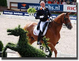 Dutch Rider Sander Marijnissen Moedwill (Photo: Claartje van Andel dressagedirect)