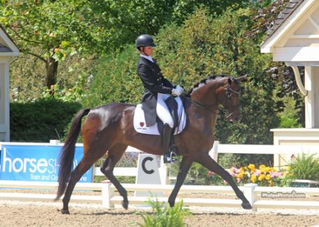Silva Martin (Unionville, PA) and the Rosa Cha W Syndicate's nine-year-old Warmblood mare Rosa Cha W
