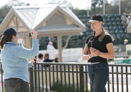 Megan Lane Comes in 3rd at the GDF 3* Grand Prix Photo: Betsy LaBelle