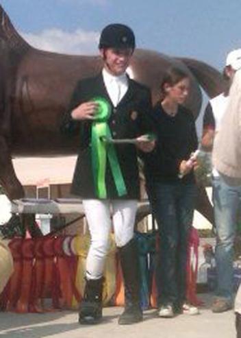 Green is Blue in Mexico and Jonathan Wentz from Richardson, TX collared green all three days in Grade 1b and finished second overall. 