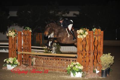 Michael Leon and Copado have dominated the &dollar;1,000 USHJA National Hunter Derbies at the Gold Coast Series all season. Photo: Flying Horse Photography