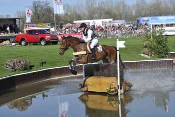 Michael Jung (GER) and La Biosthetique Sam FBW, leaders after the Cross Country at the Mitsubishi Motors Badminton Horse Trials, fourth leg of the HSBC FEI Classics™ (Photo: Kit Houghton/FEI).