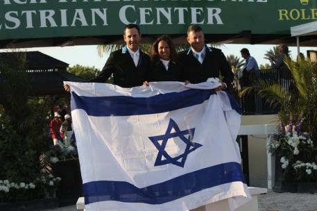 The first Nations Cup Team for Israel comprised of Elad Yaniv, Danielle Goldstein, and Joshua Tabor.