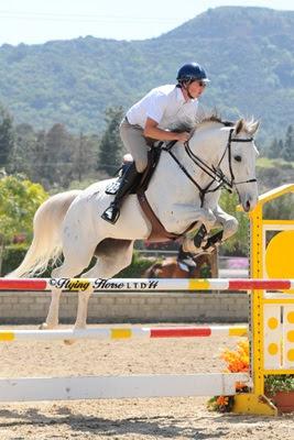 Nicholas Rossi and Agness clean up in the 1.20M Jumpers. Photo: Flying Horse Photography