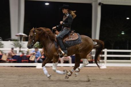 Nicole Shahinian-Simpson proves she can cowgirl up. Photo by Meg McGuire.