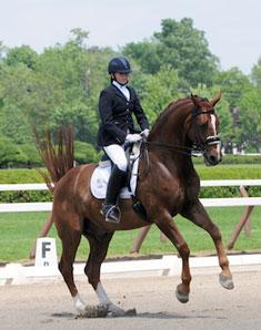Nicole Nowak on Gismo, 2011. (Photo: Reflections Photography Inc)