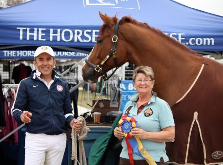 Dr. Cesar Parra rode Lindner, owned by Michael Davis and his family, to the highest score at the Wellington Classic Dressage Sunshine Challenge. The high score helped Parra and Lindner take home The Horse of Course High Score Award, sponsored by The Horse of Course, Inc.