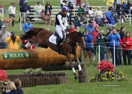 Holly Payne aboard Madeline at the 2012 Rolex Kentucky Three Day Event.Photo: Mary Phelps - phelpsphotos.com