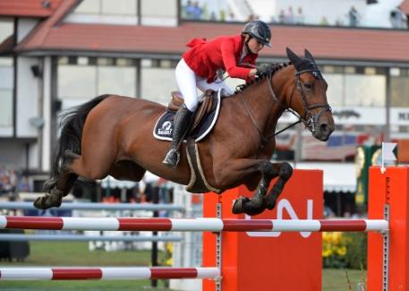 Penelope Leprevost, third in the CN International presented by Rolex, Spruce Meadows 2013 © Rolex/Kit Houghton