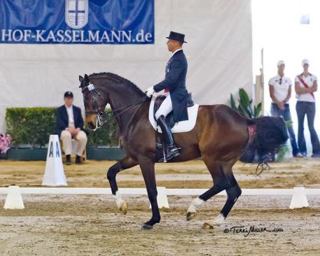 Steffen Peters and Legolas in winning form at the Mid-Winter Dressage Fair CDI-W.  (Photo: Terri Miller)