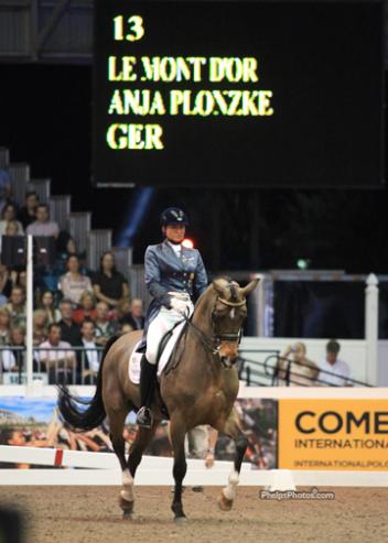 Anja Plönzke of Germany and Le Mont d'Or at the World Dressage Masters Palm Beach 2012 (Photo: Mary Phelps - phelpsphotos.com)
