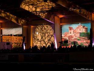 the Jim Brandon Center, transformed into the French countryside