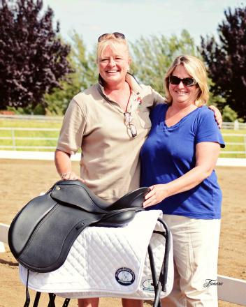 Schleese saddle donated by Schleese Saddlery to collect scholarship money for CDS Club 100 Young Riders