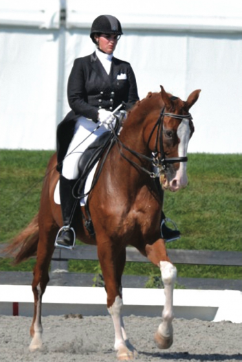 Rebecca Cohen, a 16-year-old dressage rider, made her debut performance in the Prix St. Georges division at the NEDA Fall Festival on September 15th and 16th. (Photo: Hope Greenfield)