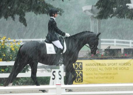 Brandi Benedict (Lovettsville, VA) and Rebellienne HVH (Rotspon x EM Whitney/Welser) 