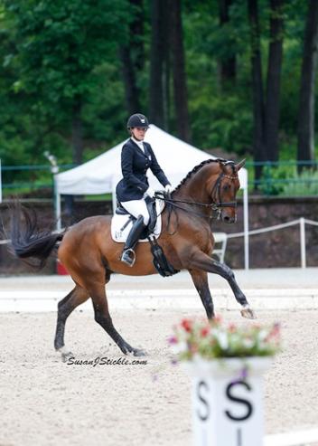 Regan Salm aboard Karat EG put in their personal best at Gladstone and are ready to rock at the NAJYRC in Lexington this month. (Photo: Susan Stickle Photo )