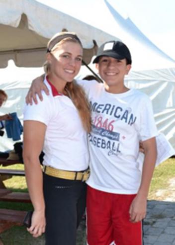 Brandi Roenick and invited rider Robert Leuck, 14, who came from New York with his pony to participate.