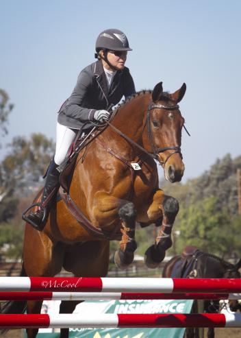 Ruth Bley and Rodrigue duGranit, winners of the CCI1* at the Galway Downs International Three-Day Event. (Amy McCool photo)