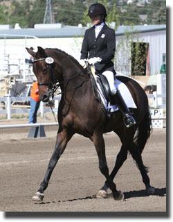 Brook Santangelo and her mare Daylight lead the way in the Junior Individual TestCredit: Dr. Mike Tomlinson