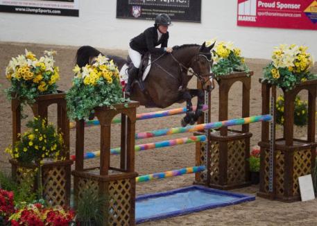 Sarah Nieman winner of the ,000 Show Jumping Hall of Fame West Coast Championship. ©Amy McCool
