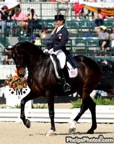 Katherine Bateson Chandler and Nartan at the Alltech/FEI World Equestrian Games 2010, Kentucky