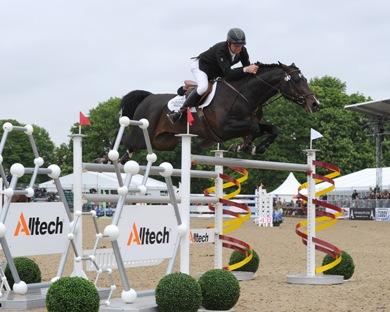 Irishman Shane Breen and his mount Balloon captured the Alltech Grand Prix during the Royal Windsor Horse Show May 12.