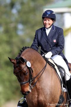 Shelly Francis will represent the U.S. at the Aachen CDIO5* on Patricia Stempel's Doktor and Danilo (Photo: SusanJStickle.com)