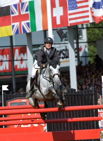 Steve Guerdat (SUI), second in the CN International presented by Rolex, Spruce Meadows 2013 © Rolex/Kit Houghton