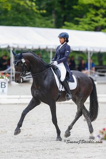 Anna and Sundayboy prove to be good in the wet weather. Photo: Susan J Stickle