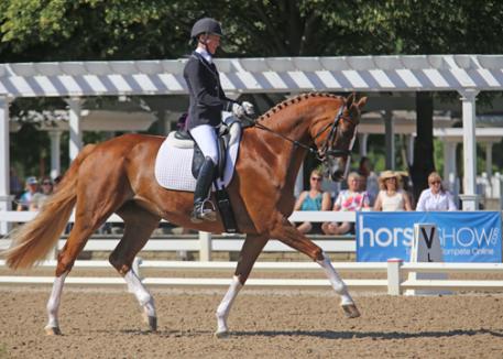Alice Tarjan (Oldwick, NJ) and her own Elfenfeuer (Florencio x Elfensonne/Sion)