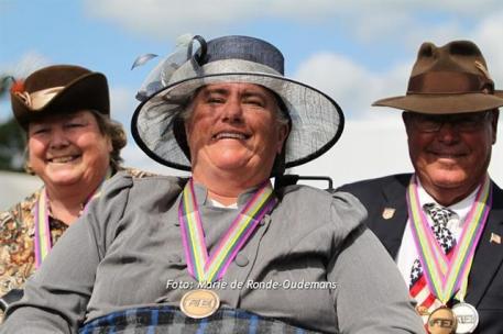 The Bronze medal-winning U.S. Team  (Marie de Ronde-Oudemans)