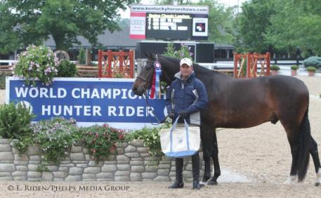 Taking their turn at the top in the First Year Green Hunters were Tim Goguen and Ransom, owned by Saddle Ridge LLC.