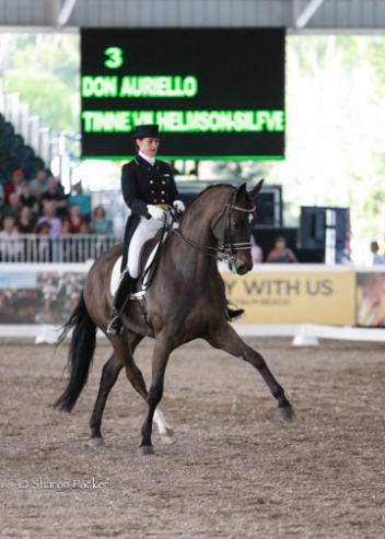 Tinne Vilhelmson-Silfven (SWE) and Don Auriello (Don Davidoff x Wey o mey) Photo: www.sharonpacker.com